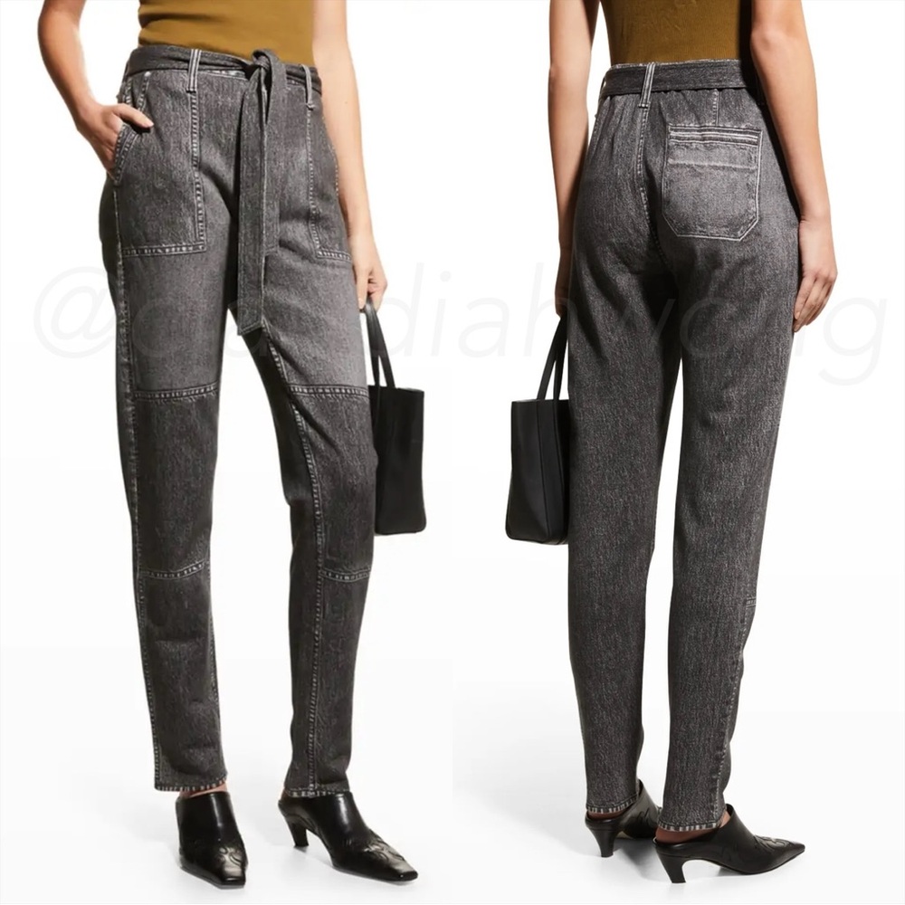 Rag & Bone Miramar Terry Patchwork Straight Leg S… - image 2